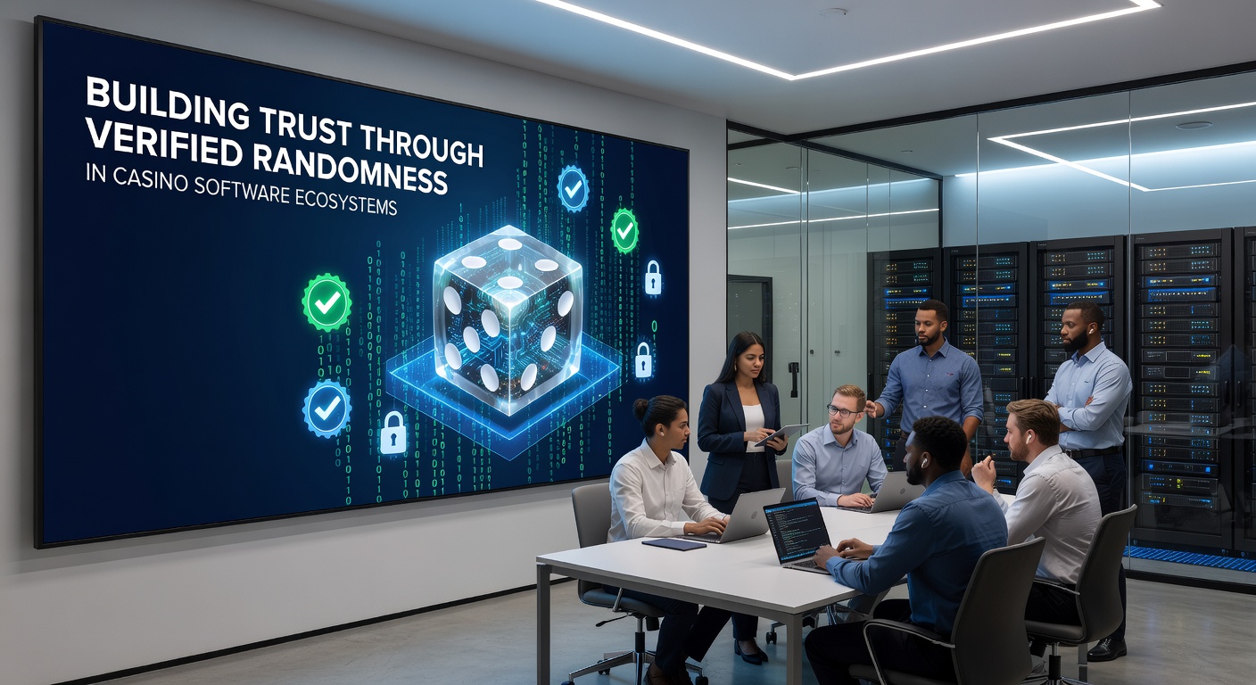 Auditors reviewing RNG certification reports alongside live casino software test environments