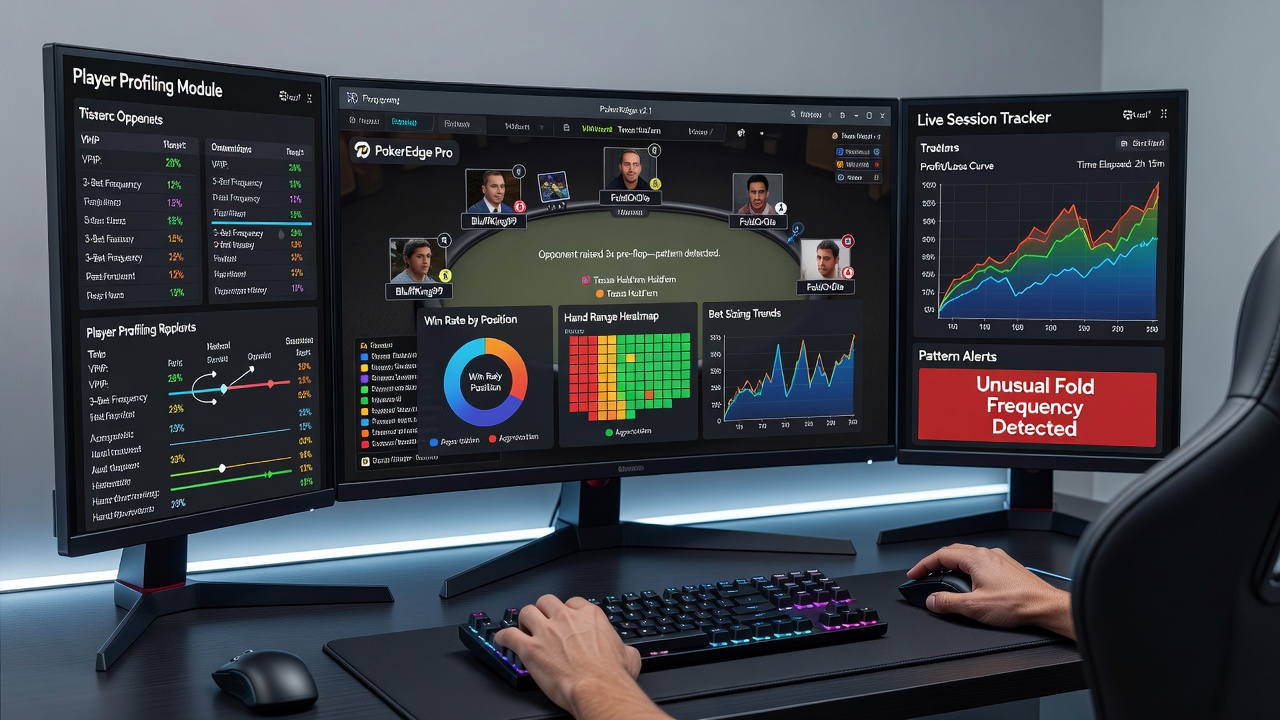 Side-by-side comparison of raw poker hand data versus visualized trend graphs during a live session